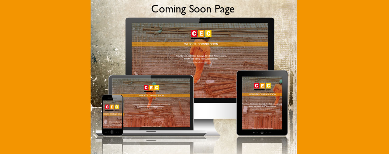 CEC-safety-coming-soon-page by Forward Designs