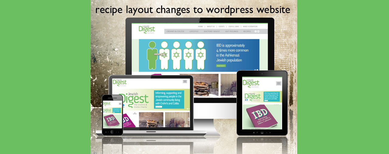 jewish-digest recipe layout changes by Forward Designs